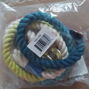 New hand dyed Marine-grade rope pet leash Brass Hardware
